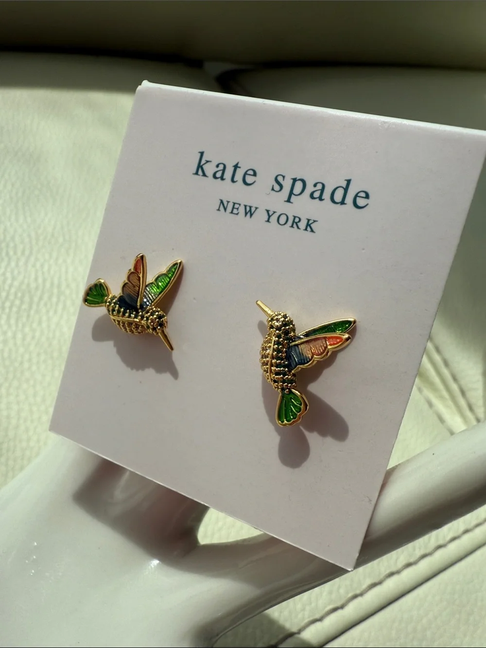Kate Spade Dazzling Daisy Hummingbird Studs‎